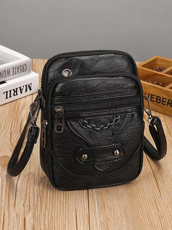 Rosemary - Women's Vintage-Style Leather Crossbody Bag for Sophisticated Everyday Use