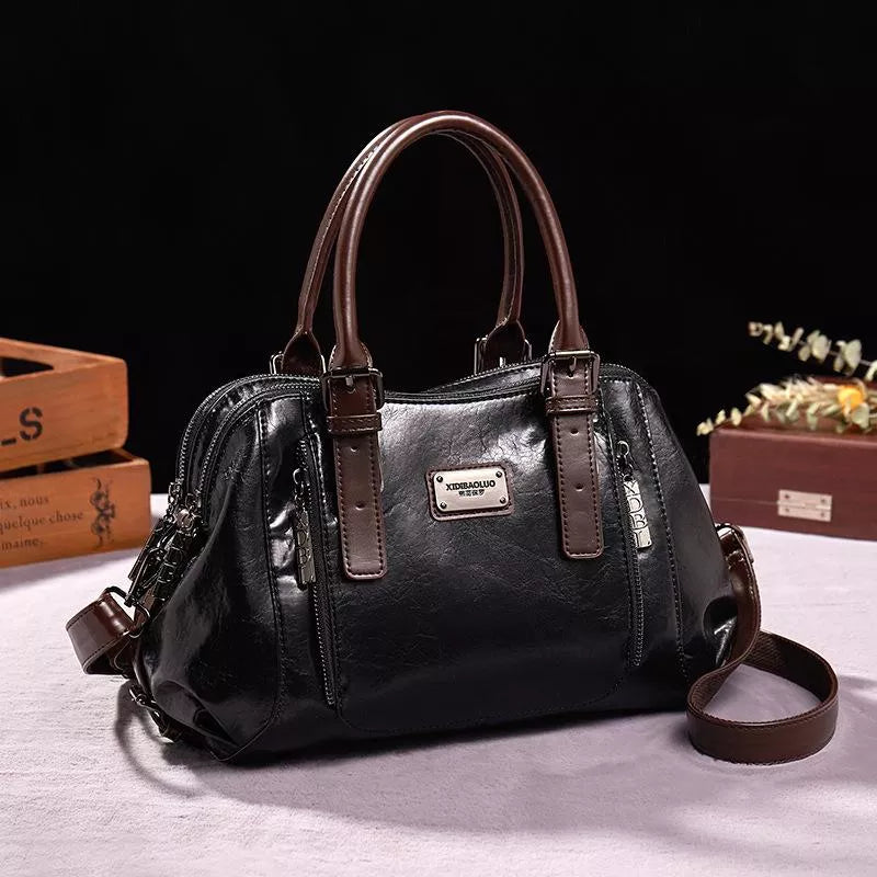 Rhea - Stylish Women's Vintage Leather Bag for Any Occasion