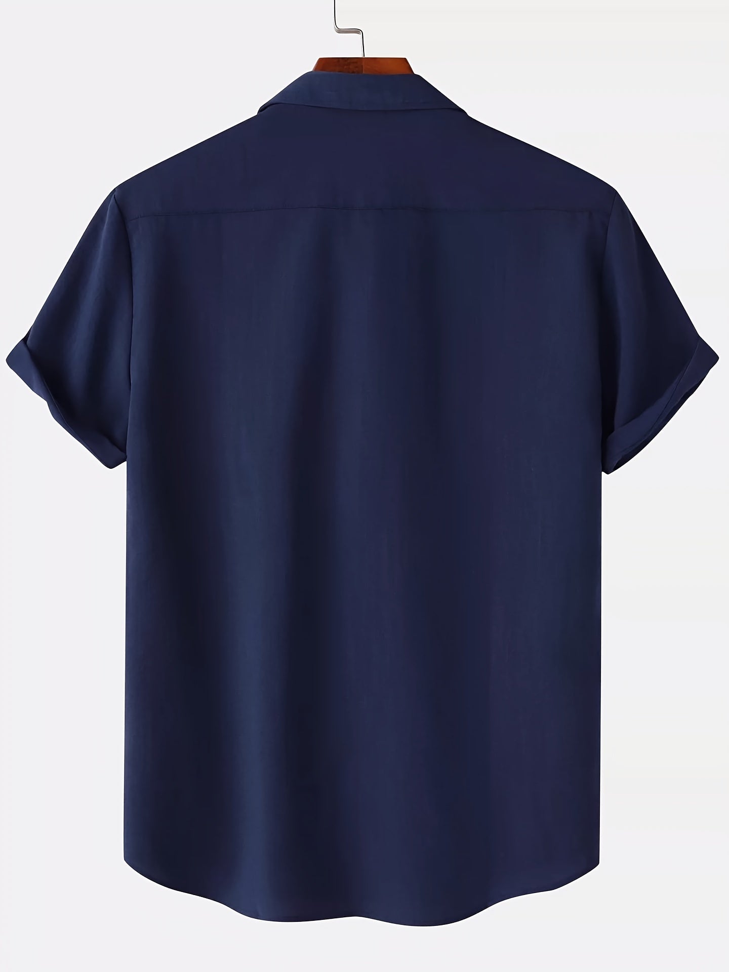 Ursula - Stylish Men's Short-Sleeved Shirt with Chest Pocket