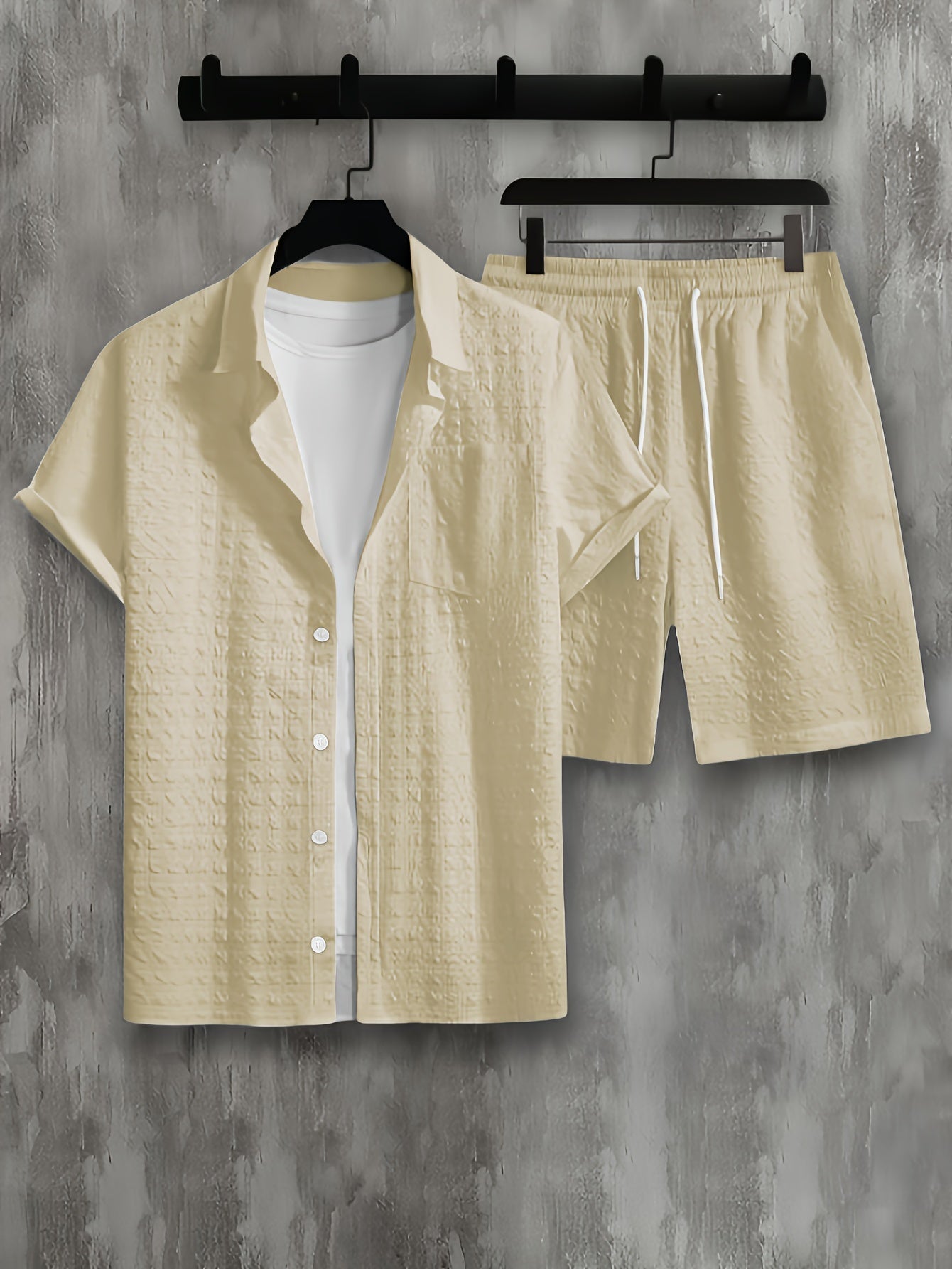 Anthony - Stylish Men's Summer Set in Lightweight Cotton Blend