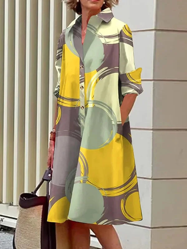 Willow - Stylish Printed Dress with Modern Trends and Timeless Elegance