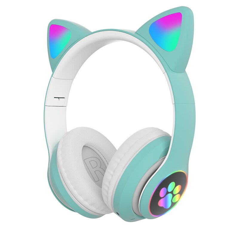 Leilani - Cat Ear Bluetooth Headphones With LED Lights