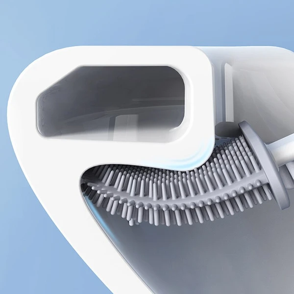 Rionis - FlexiClean Hygienic Silicone Toilet Brush For Easy Cleaning