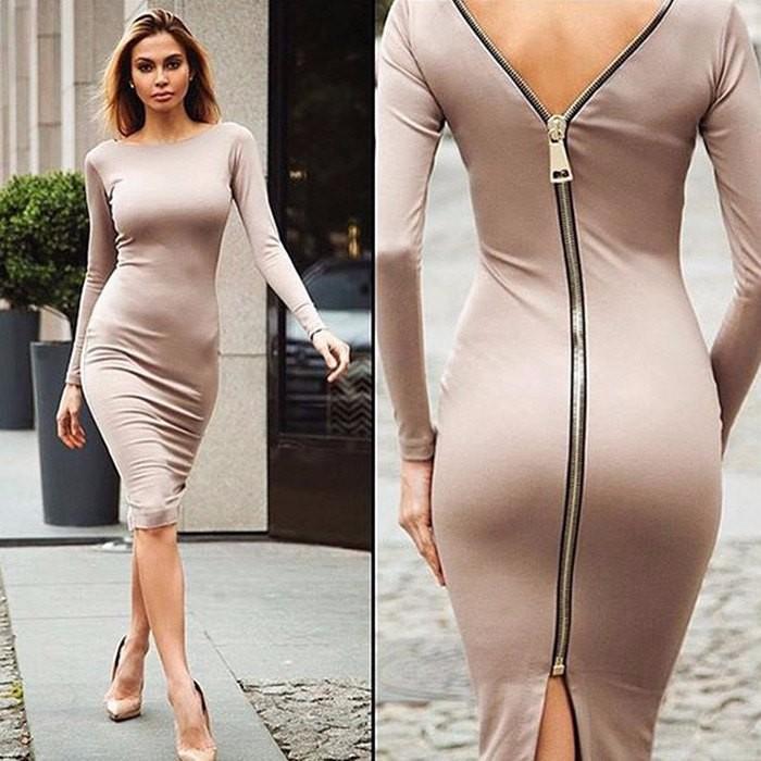 Magenta - Elegant Women's Dress with Luxurious Fabric and Modern Flair