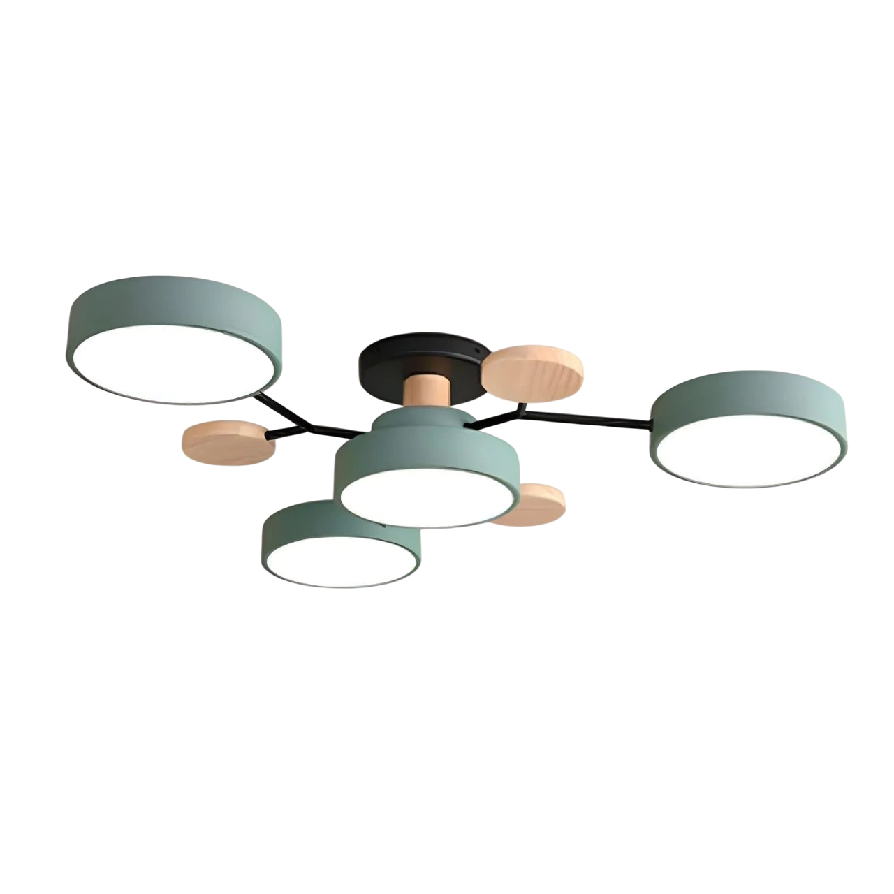 Ornava - Modern LED Flush Mount Ceiling Light Chandelier for Home