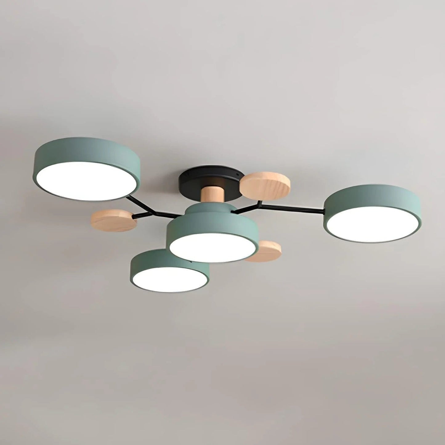 Ornava - Modern LED Flush Mount Ceiling Light Chandelier for Home