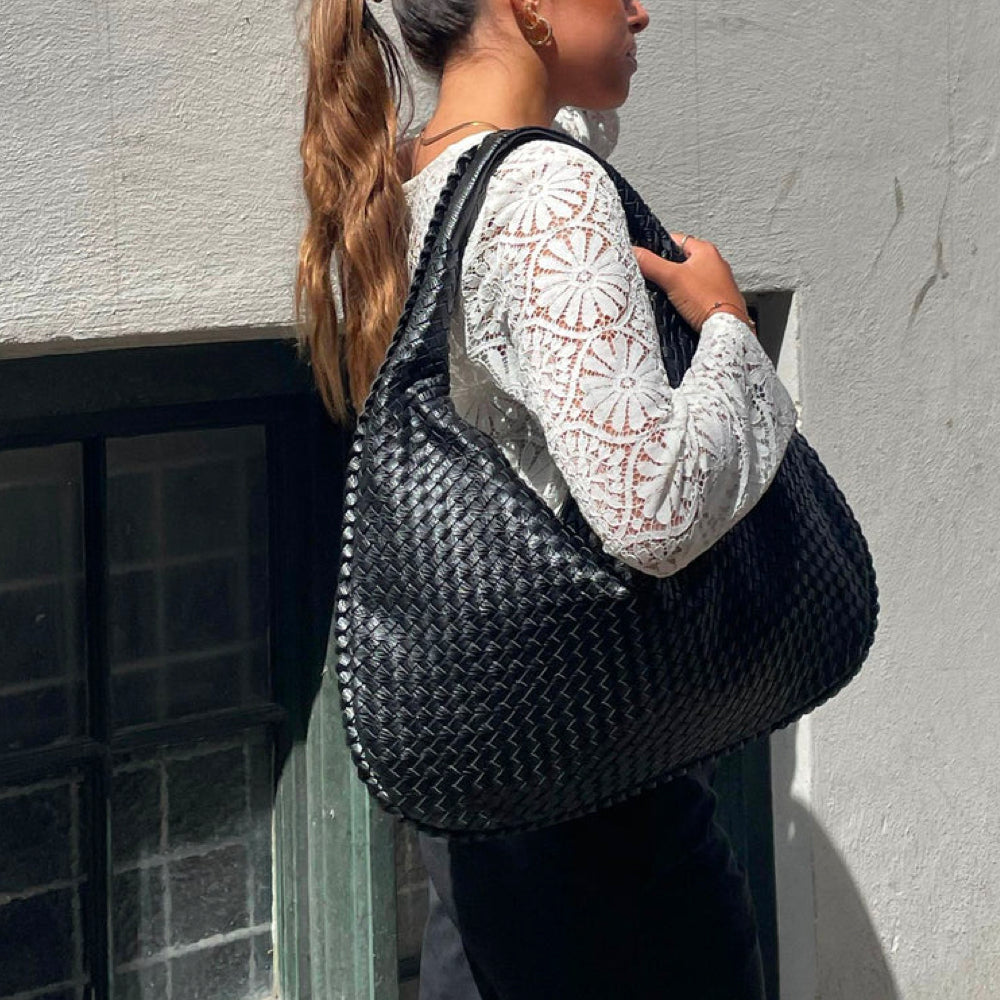 Kaitlynn - Textured Tote Bag For Everyday City Style