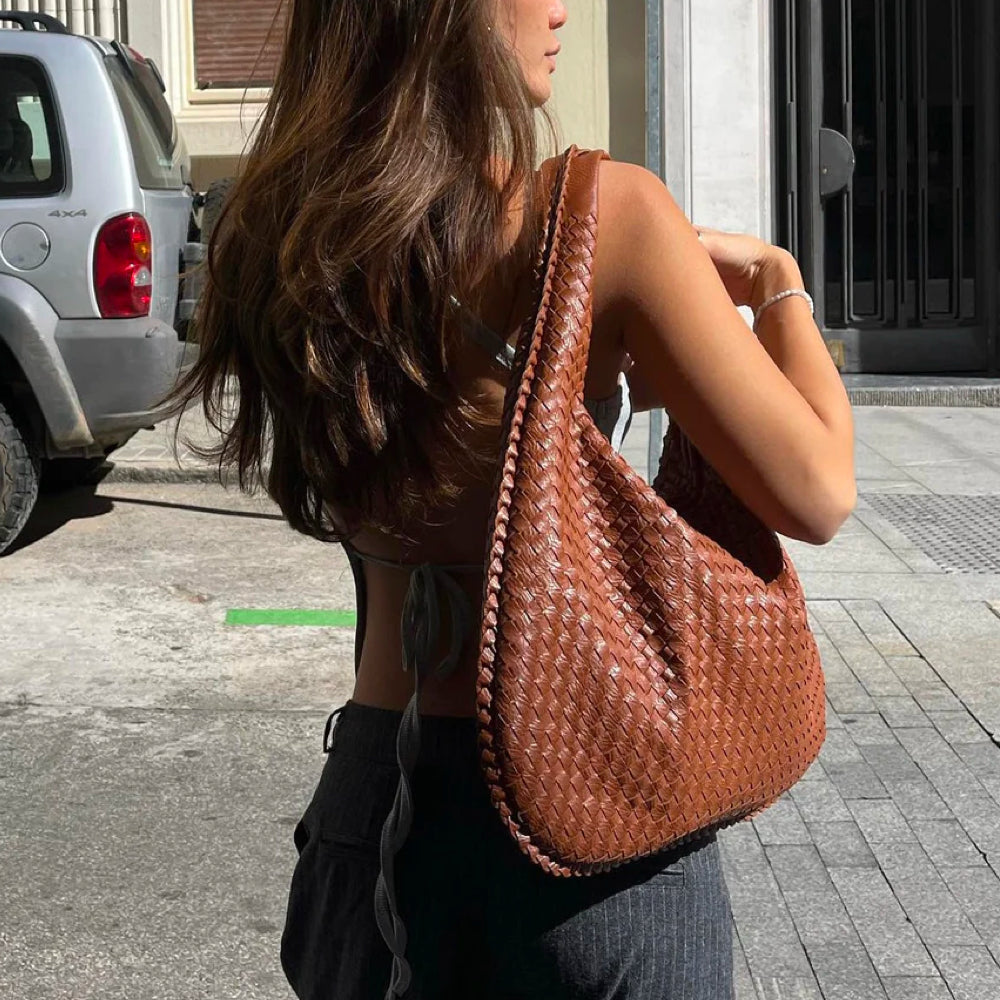 Kaitlynn - Textured Tote Bag For Everyday City Style