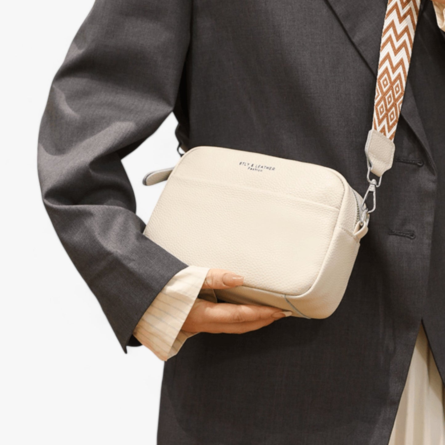 Muralis - Leather Crossbody Bag For Women With Adjustable Strap
