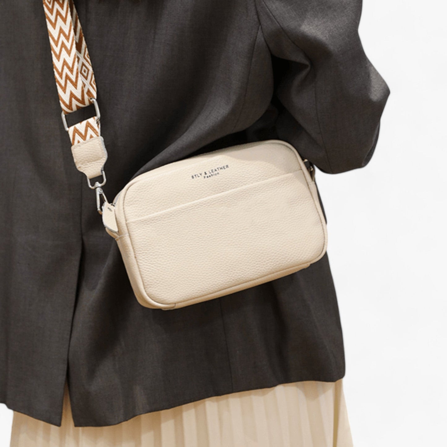 Muralis - Leather Crossbody Bag For Women With Adjustable Strap