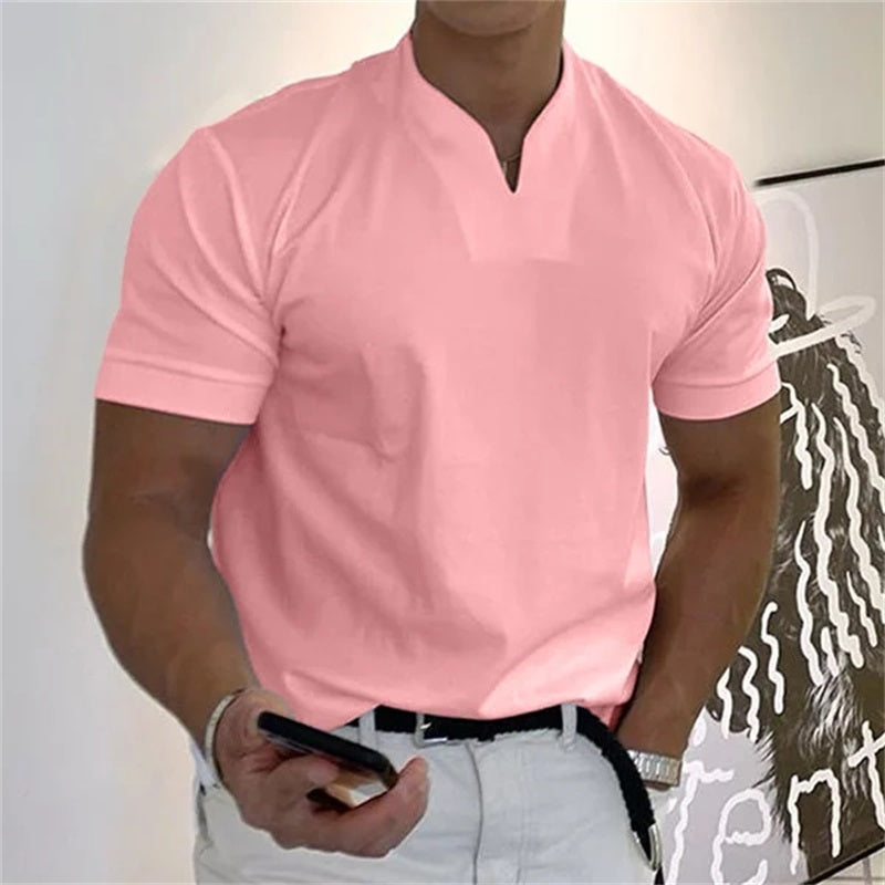 Arthur - Men's short sleeve fitness t-shirt with business casual style