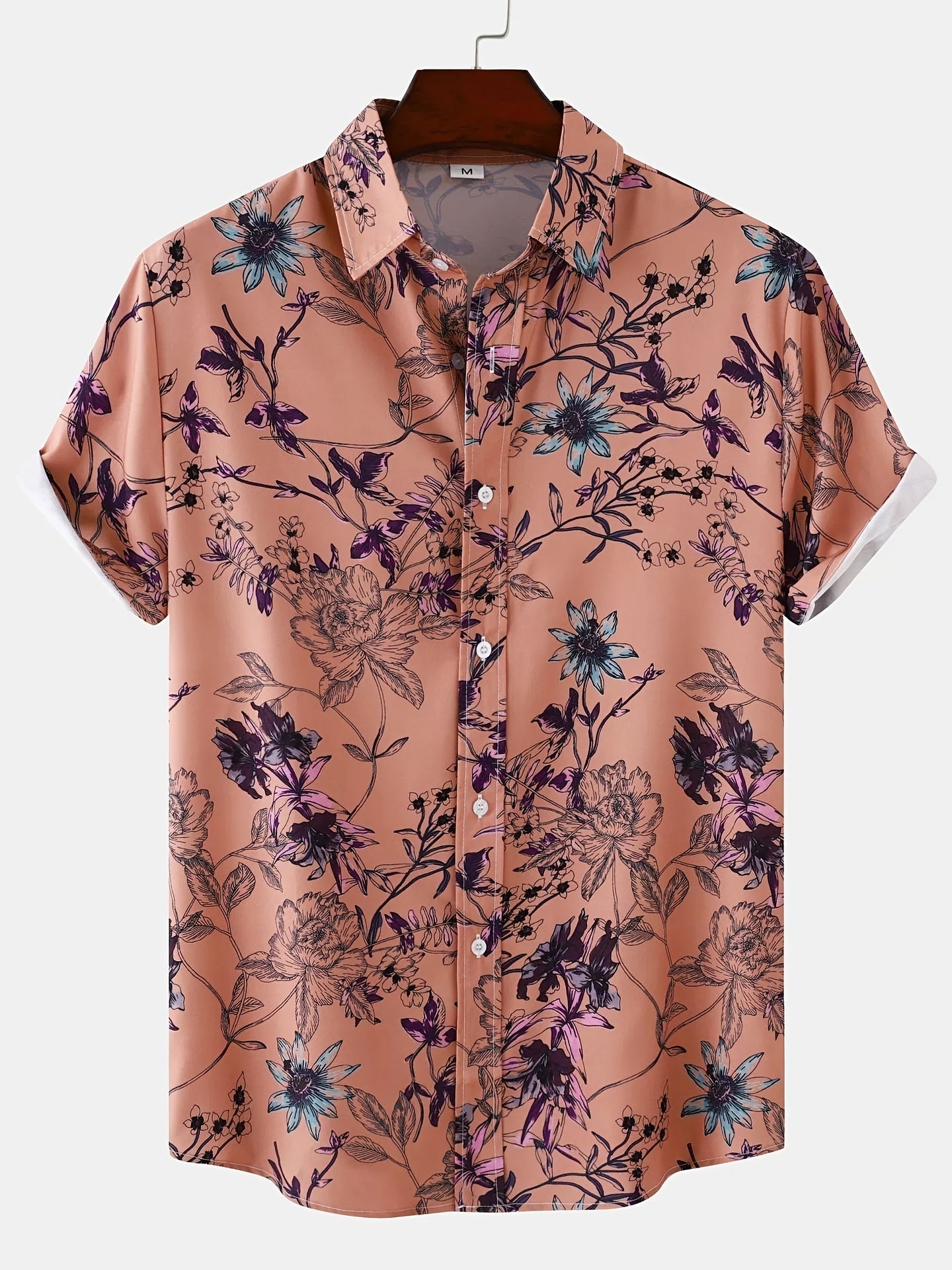 Emmanuel - Stylish Men's Floral Shirt for Summer Comfort