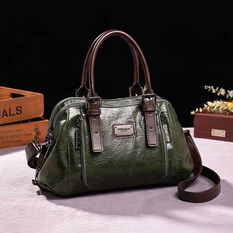Rhea - Stylish Women's Vintage Leather Bag for Any Occasion