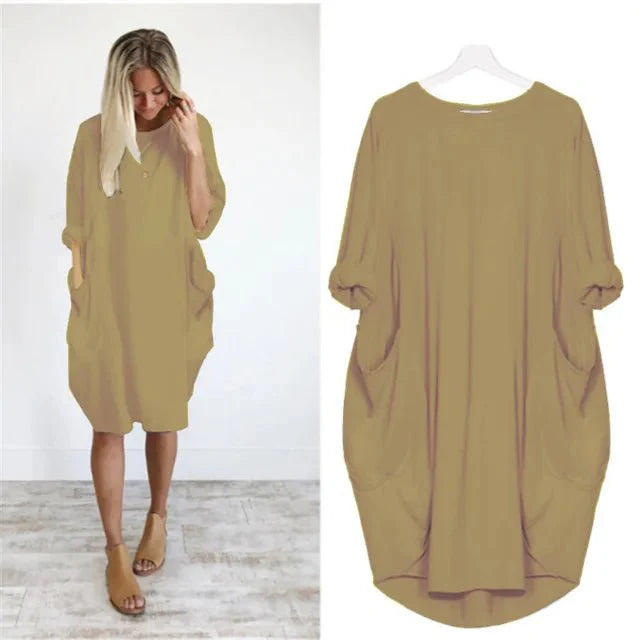 Guinevere - Stylish Women's Dress with Pockets