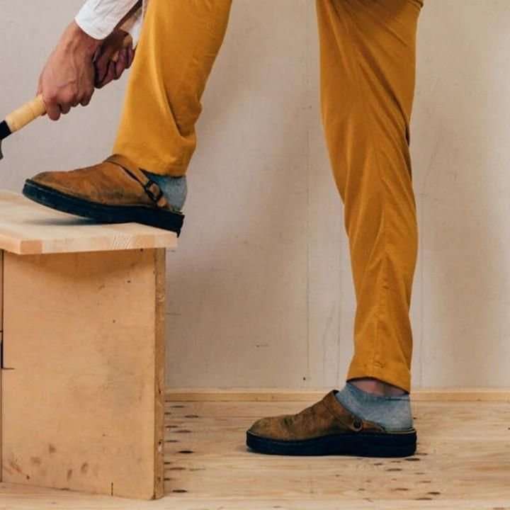 Ned - Comfortable Orthopedic Leather Mules for Men