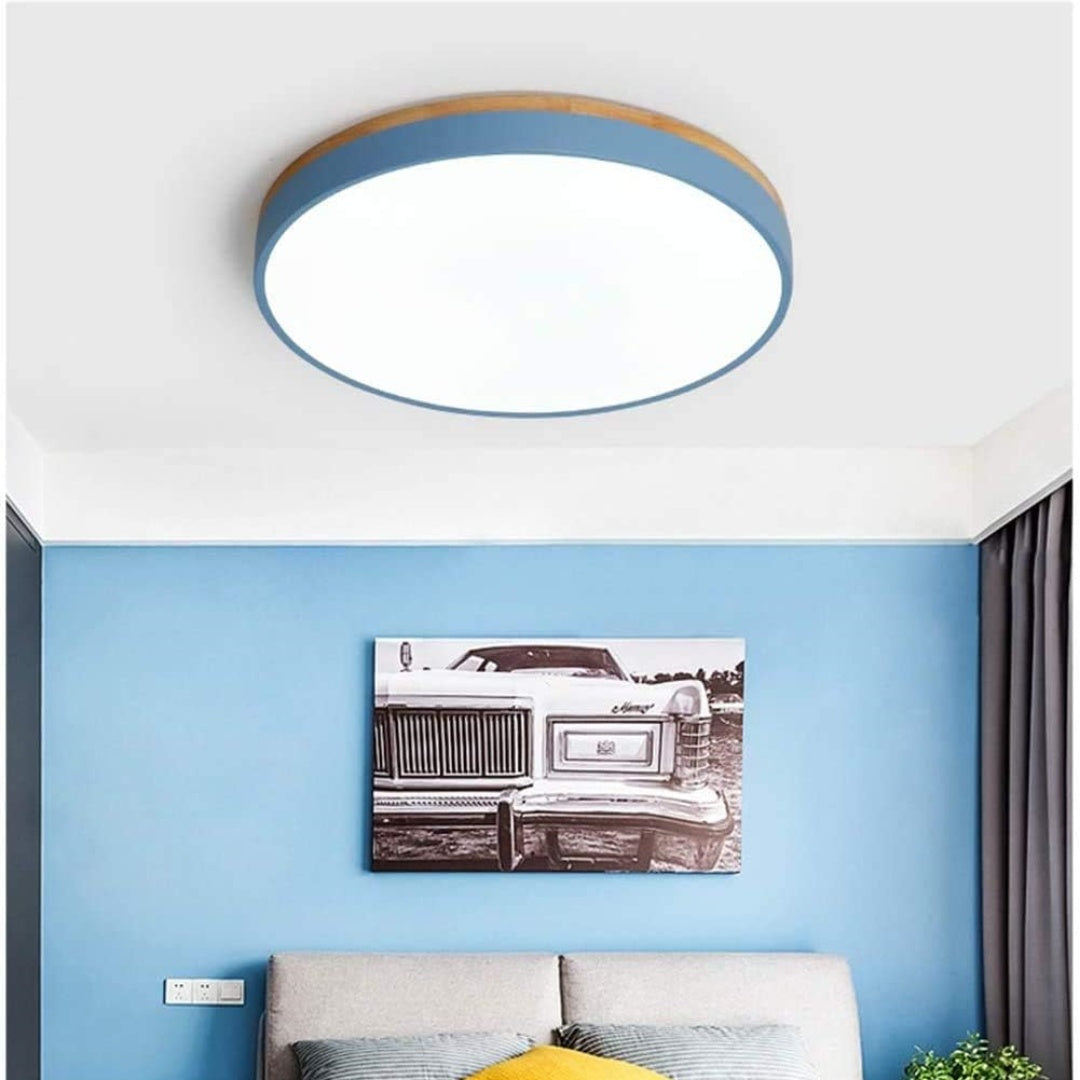 Clarova - Modern Wood LED Ceiling Light Flush Mount For Style