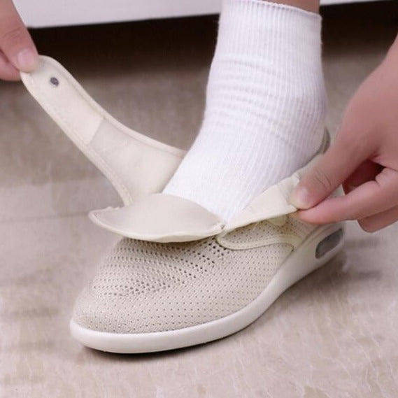 Levi - Comfortable Plus Size Shoes for Swollen Feet with Breathable Upper