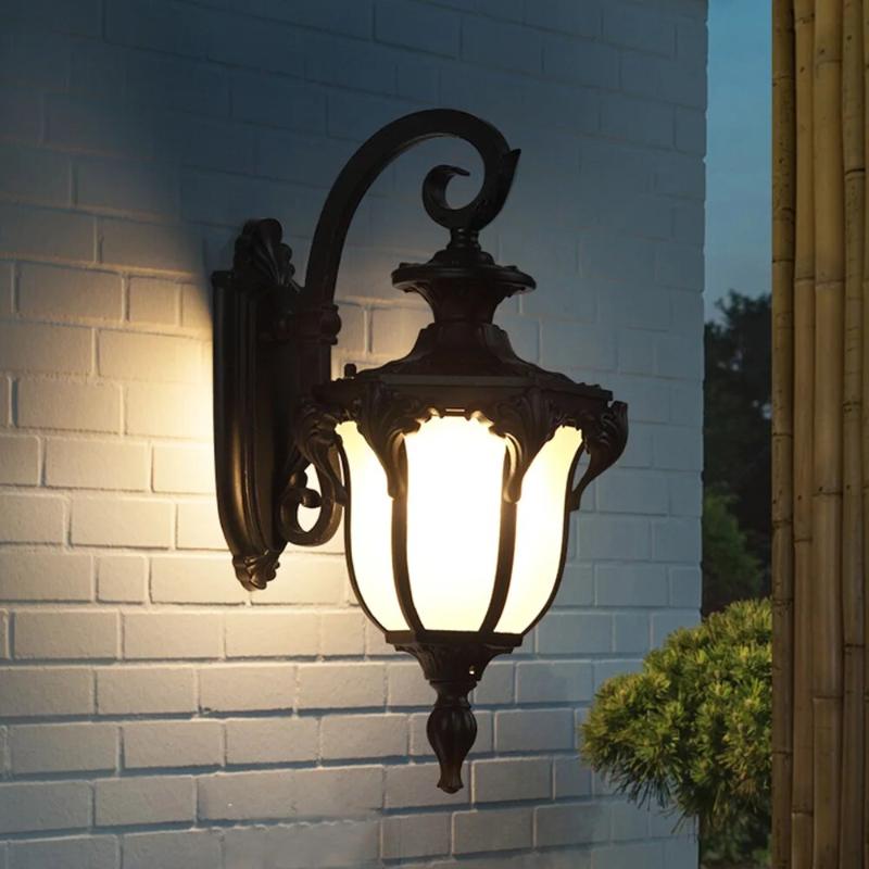 Glowlyn - Vintage Outdoor Wall Lamp Weather Resistant For Patio