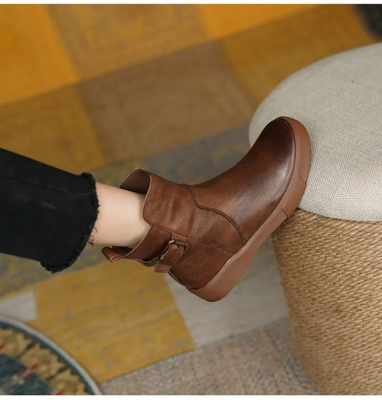 Quinlan - Stylish Women's Waterproof Ankle Boots for Winter Comfort