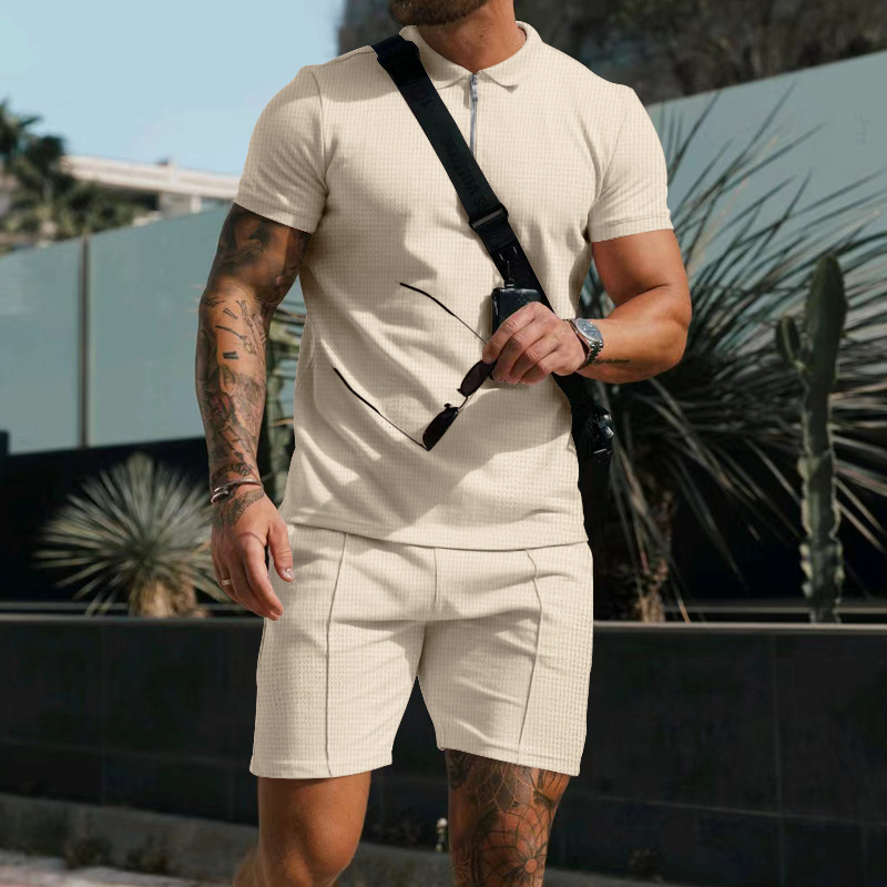 Nigel - Stylish Men's Casual Leisure Set for Comfort and Sophistication