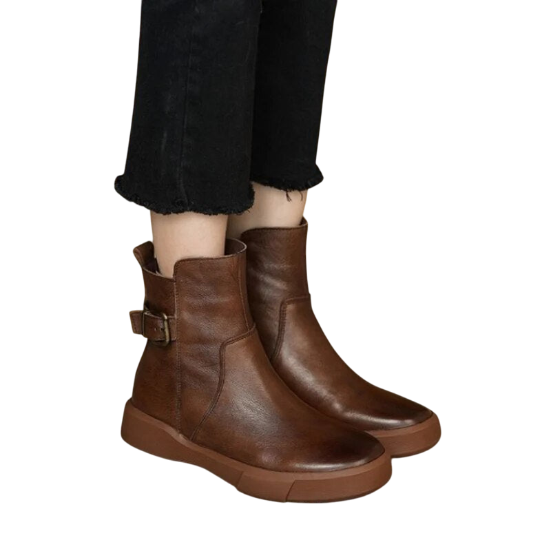 Quinlan - Stylish Women's Waterproof Ankle Boots for Winter Comfort
