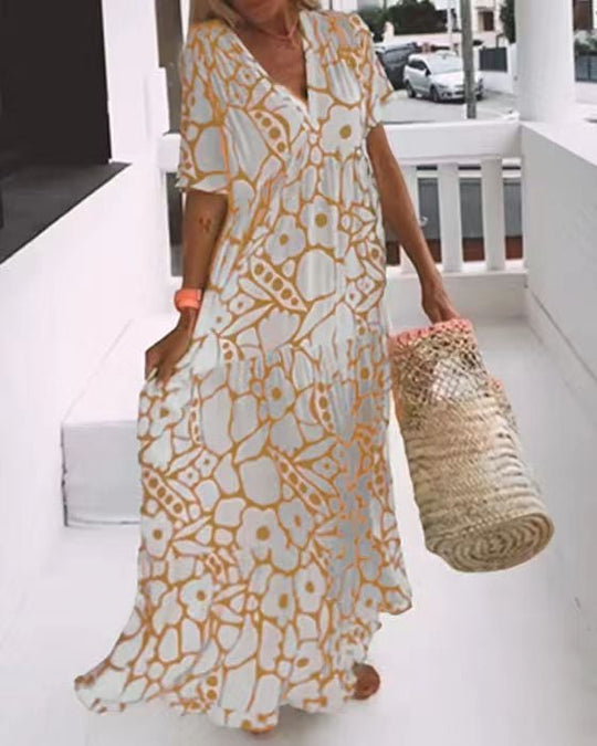 Hailey - Elegant Floral Dress for Women Perfect for Summer Days