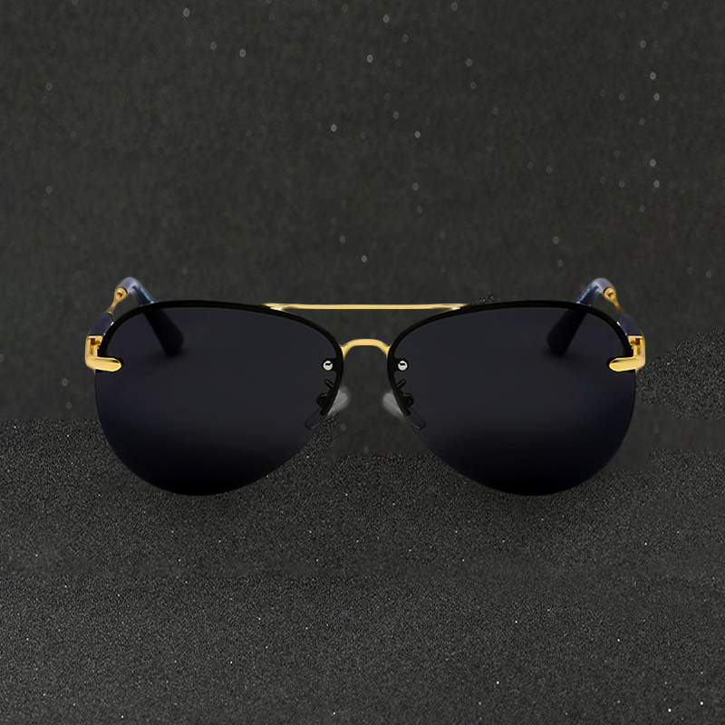 Reynold - Black Polarized Aviator Sunglasses for Men Stylish Protection
