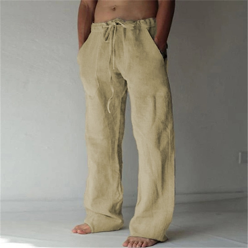 Andy - Casual Summer Linen Pants for Men with Lightweight Comfort