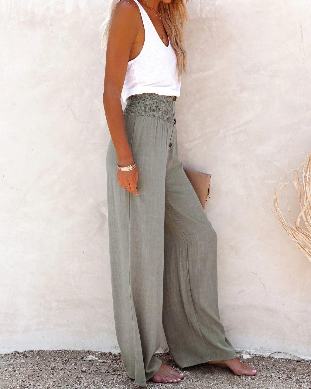 Ulalia - Stylish High-Waisted Pants for Women with Comfortable Fit