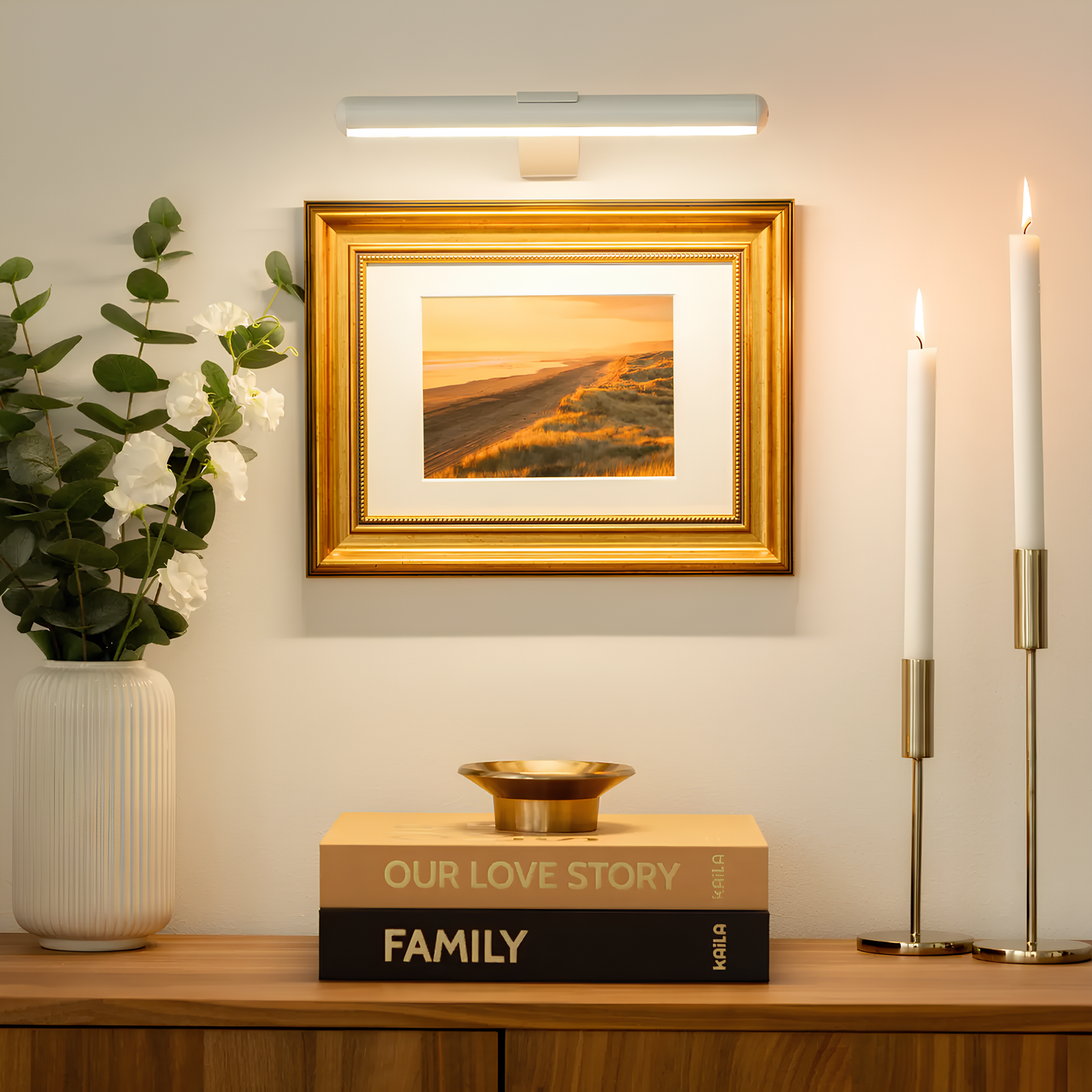 Greenora - ArtGlow LED Wall Lamp Wireless Lighting For Art Lovers