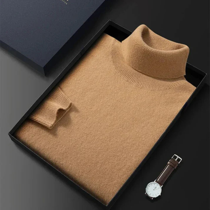 Finn - High-Quality Cashmere Turtleneck Sweater for Men