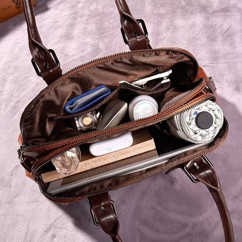 Rhea - Stylish Women's Vintage Leather Bag for Any Occasion