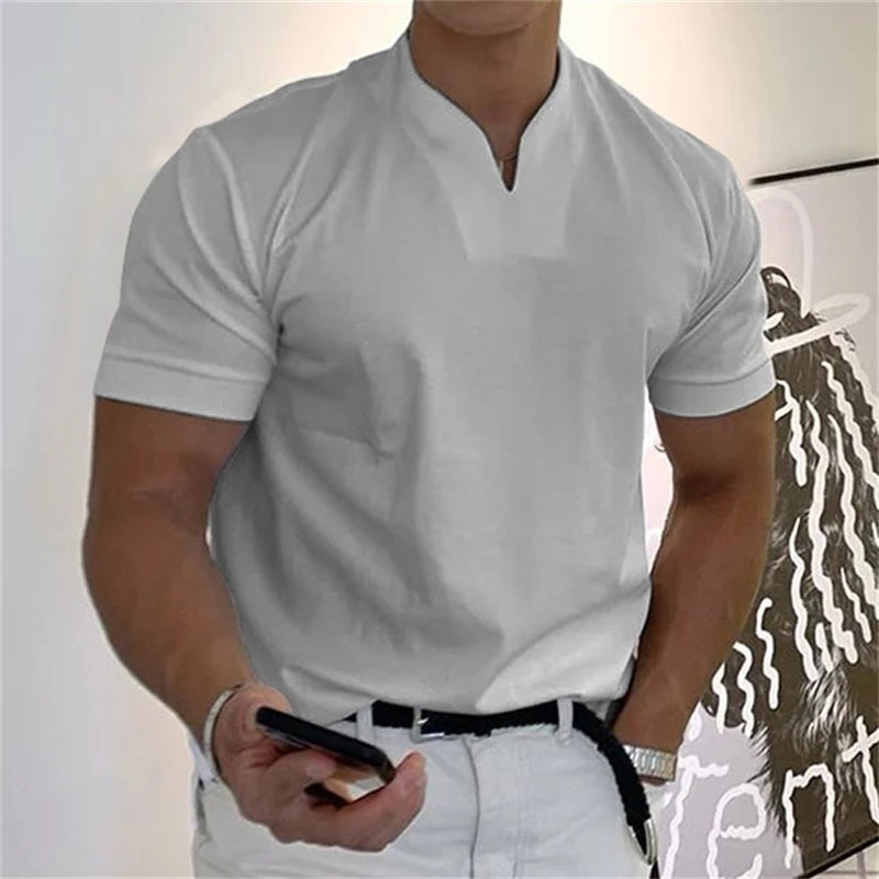 Arthur - Men's short sleeve fitness t-shirt with business casual style