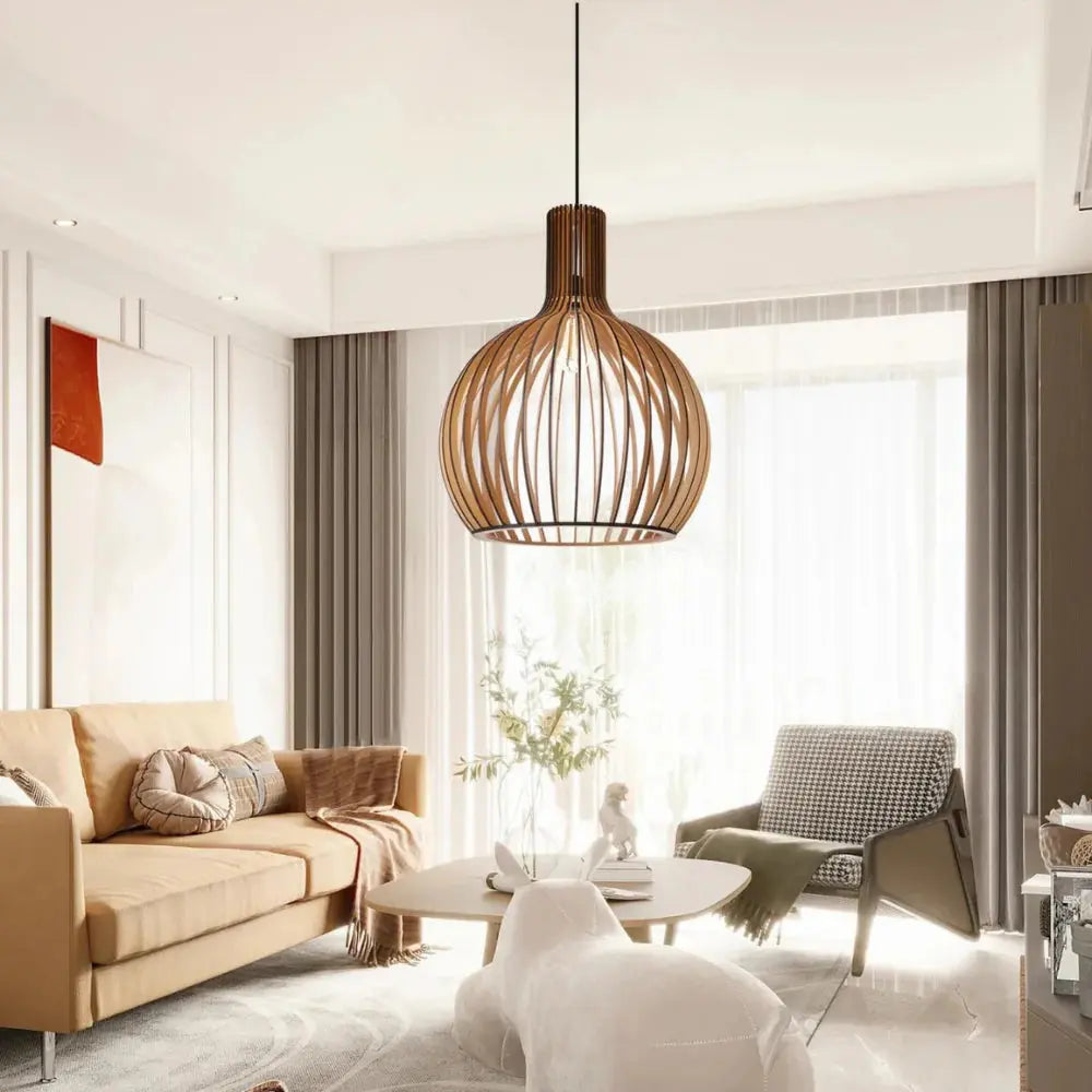 Bamora – Natural Bamboo Pendant Ceiling Light