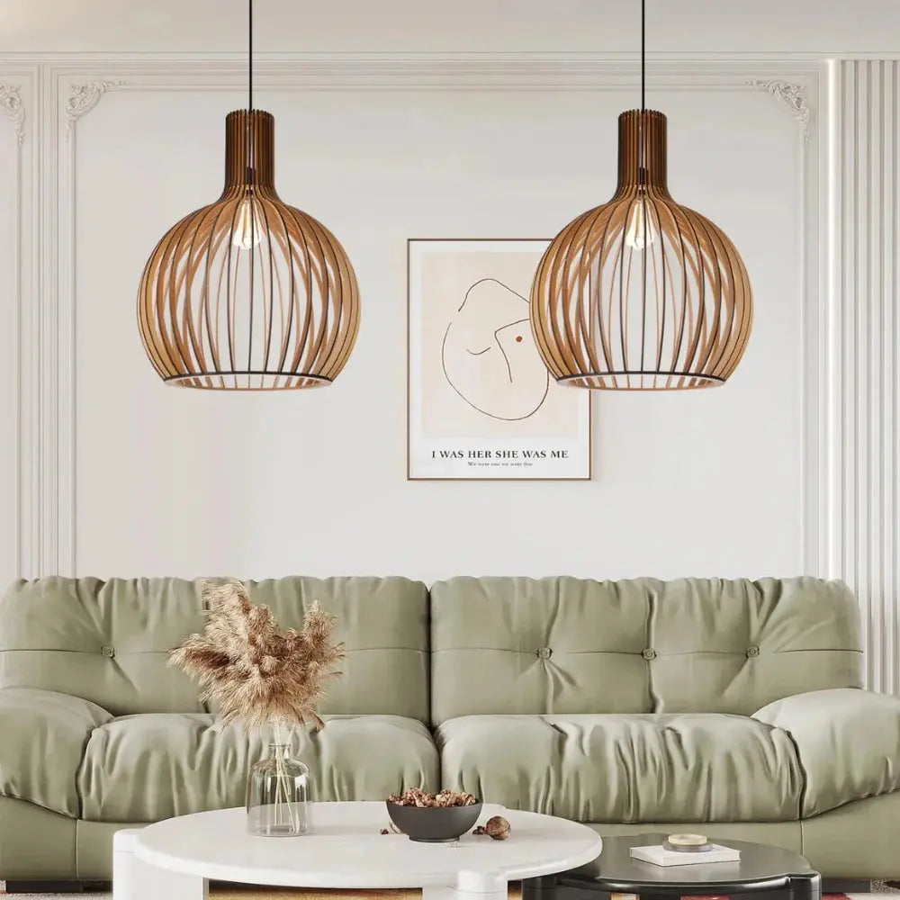 Bamora – Natural Bamboo Pendant Ceiling Light