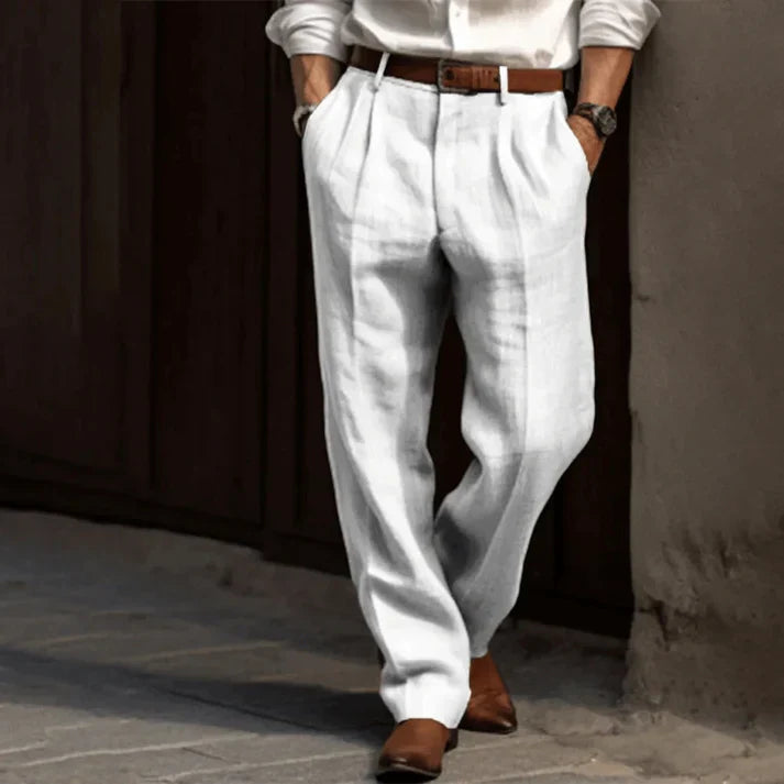 Magnus - Classic Retro Men's Trousers with Timeless Pinstripe Design