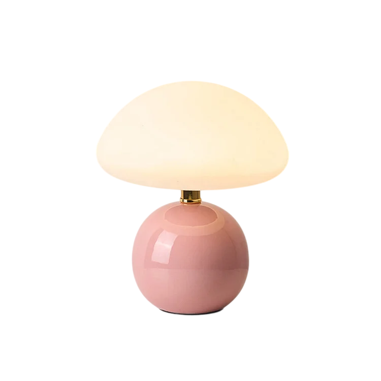 Brighture - Stylish French Cream Mushroom Lamp for Modern Decor