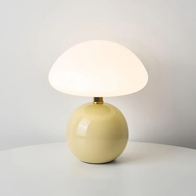 Brighture - Stylish French Cream Mushroom Lamp for Modern Decor