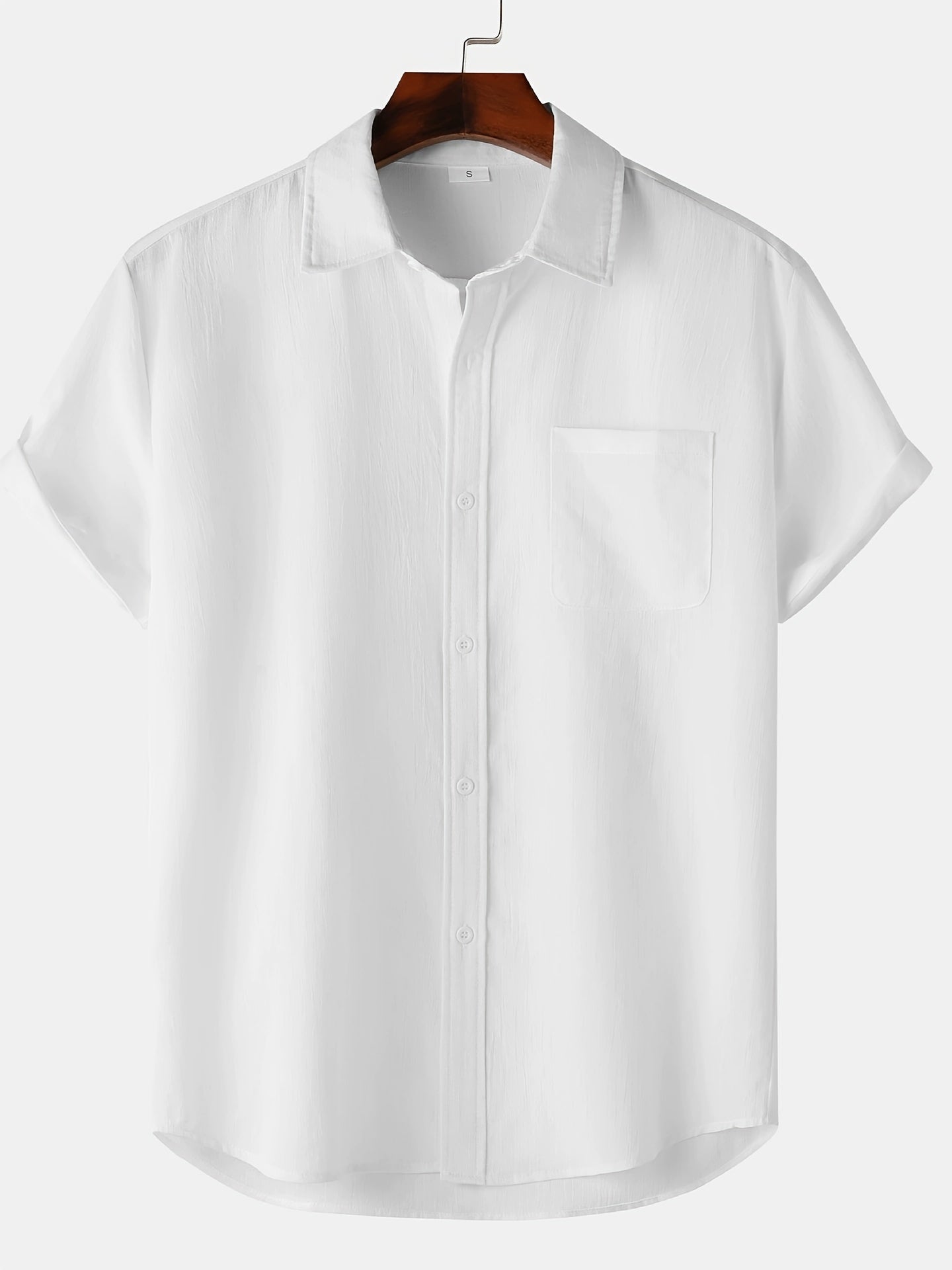 Ursula - Stylish Men's Short-Sleeved Shirt with Chest Pocket