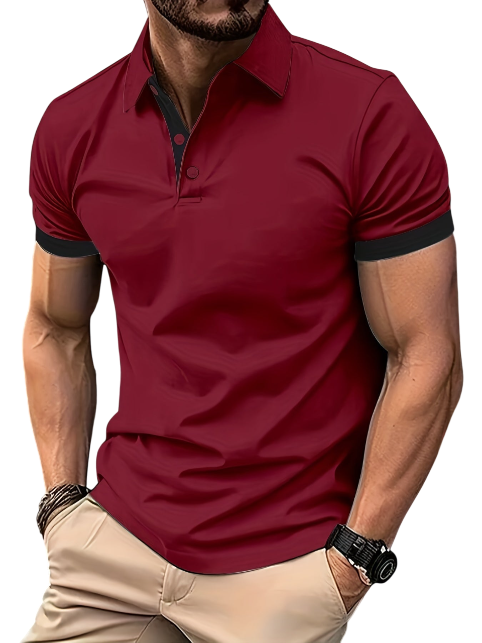 Sully - Stylish Men's Polo Shirt in High-Quality Fabric