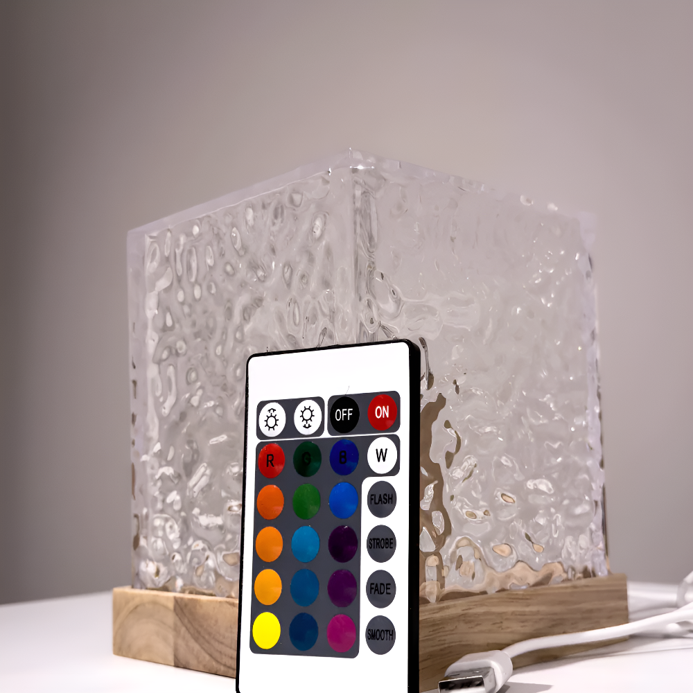 Decovista - Ocean Wave Projector Lamp With 16 Colors And Remote