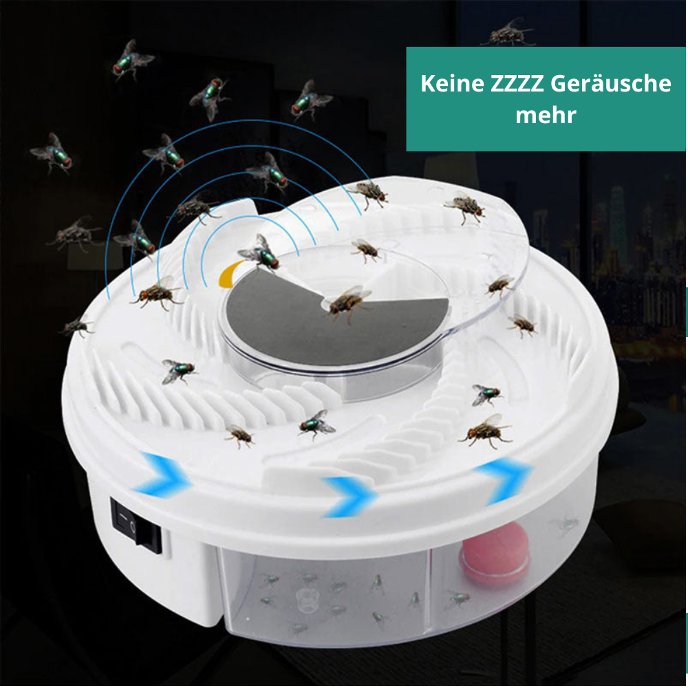 FlyFall - Silent and efficient USB rechargeable fly trap for home use