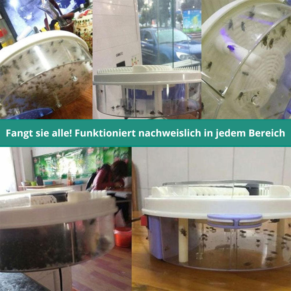 FlyFall - Silent and efficient USB rechargeable fly trap for home use