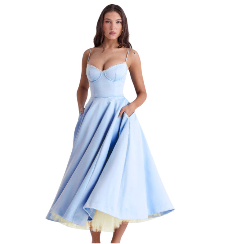Devika - Elegant Slimming Dress with Flowing Style for Women