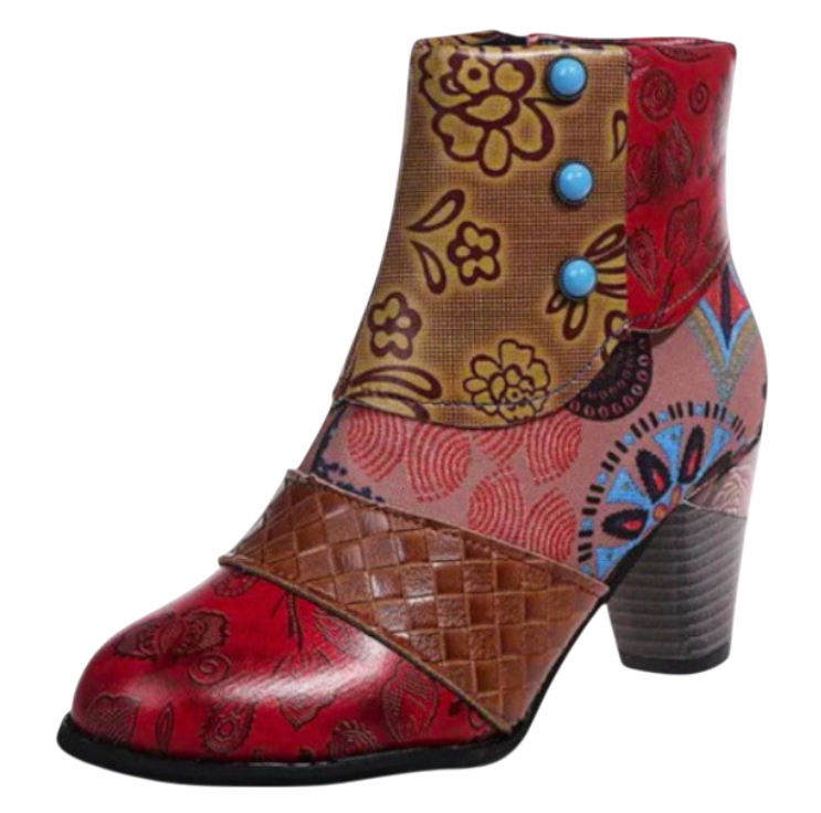 Darleen - Stylish Waterproof Retro Boots for Confident Rainy Days