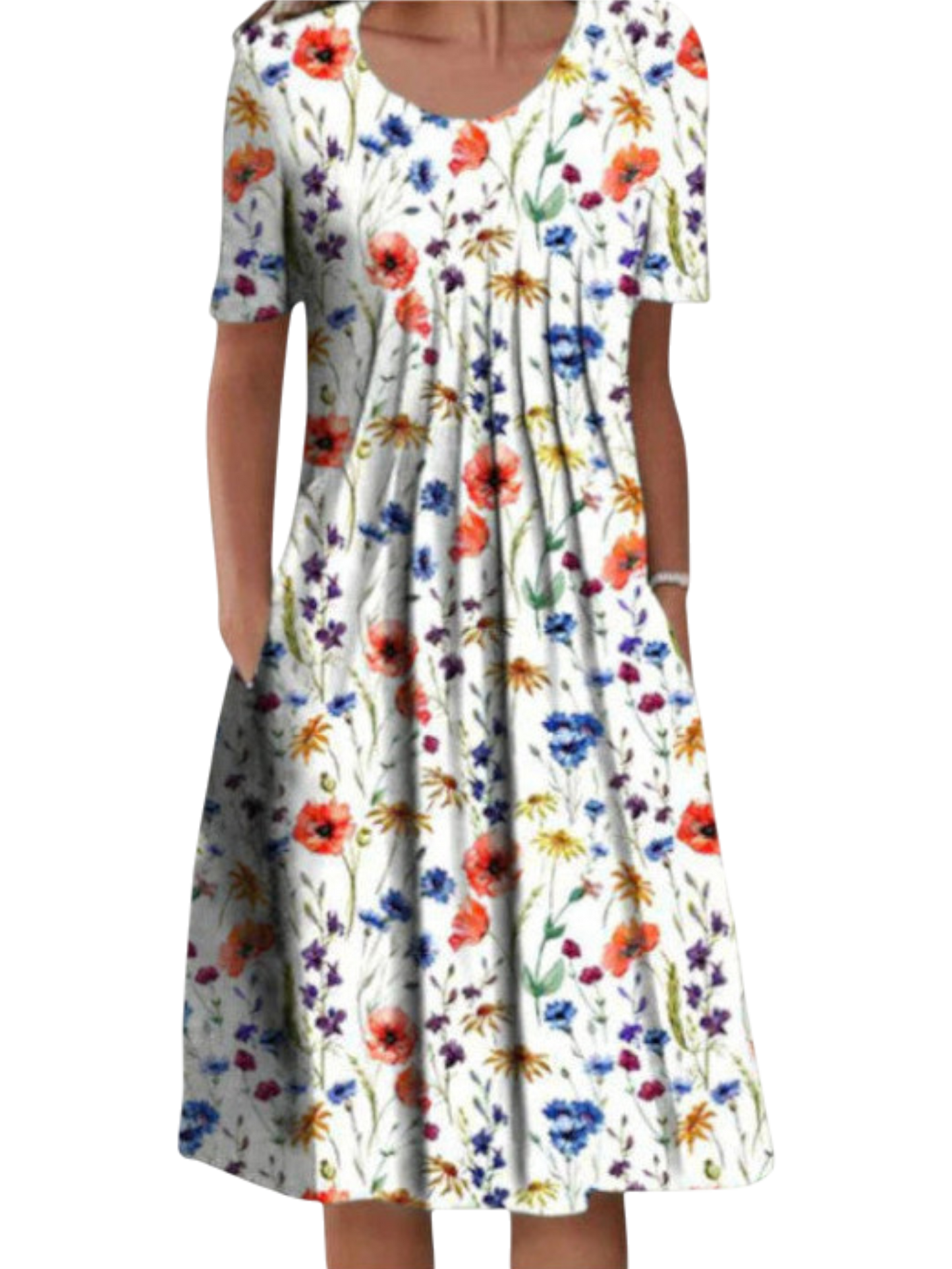 Norine - High-Quality Cotton Dress with Timeless Design and Flattering Fit