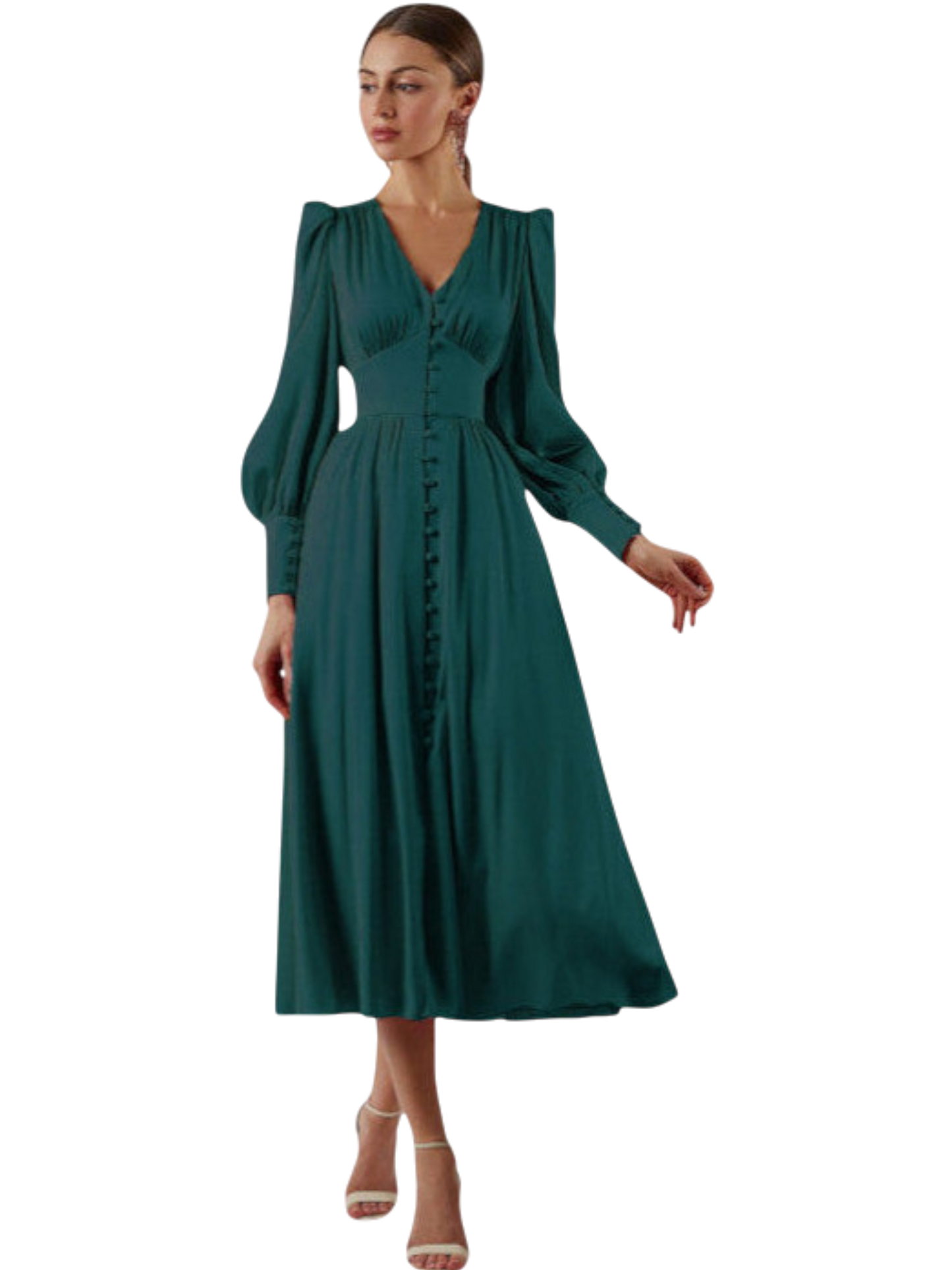 Ocie - Elegant Satin Dress for Spring and Summer Outings