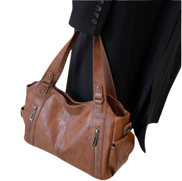 Marie - Elegant Leather Shoulder Bag for Stylish Women
