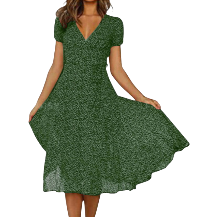Marilyn - Elegant Women's Linen Dress with Flattering A-line Fit
