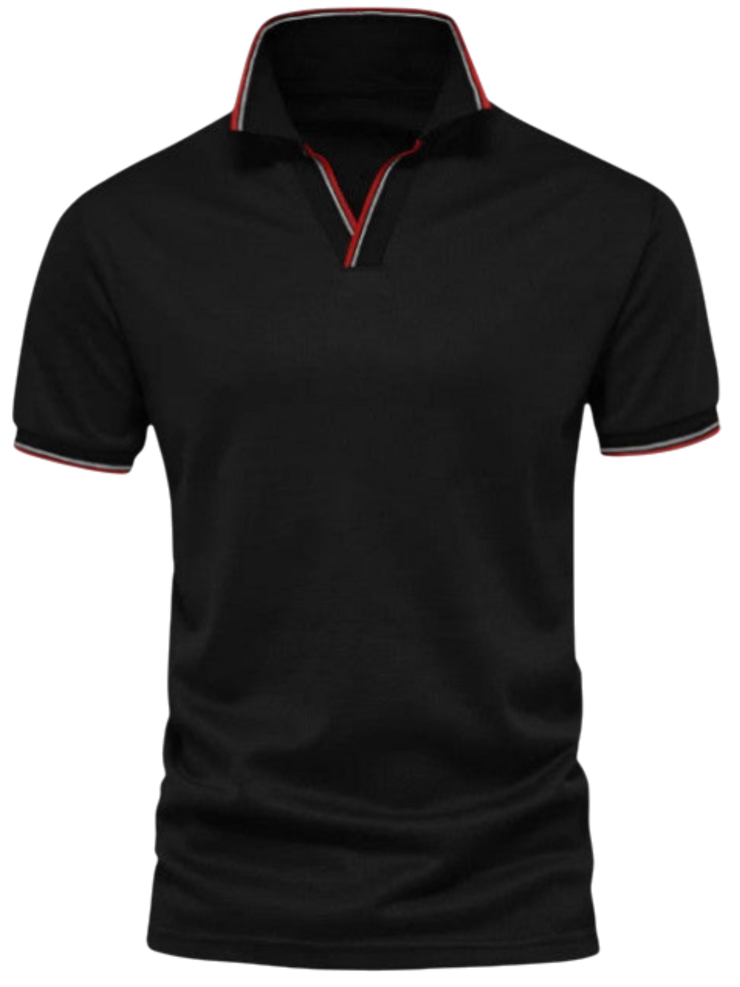 Gibson - Stylish Men's Polo Shirt with V-neck Design